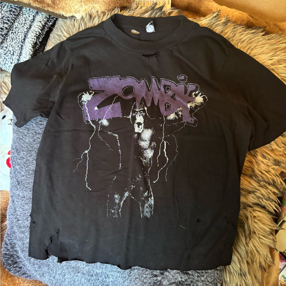 Zombie Graphic Black T-Shirt